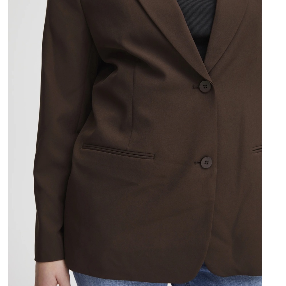 ICHI - Java Brown Blazer - Picture 4 of 5